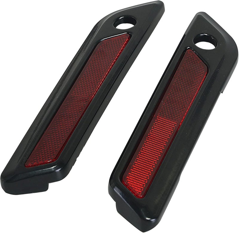 SWESGI Saddlebag Hinge Latch Covers with Hard Saddlebag Locks Fit for Harley 2014-2023 Touring Street Electra Road Glide King FLHX FLHR FLTRX FLTRX Ultra FLTRU FLHTCU FLHTKSE(Black+Red) - Image 3